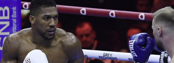 Anthony Joshua im Boxring