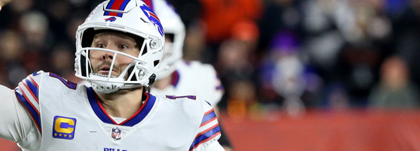 Buffalo Bills QB Josh Allen in action in an NFL game