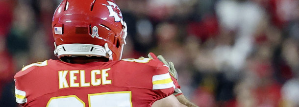 Kansas City Chiefs TE Travis Kelce in action in the NFL