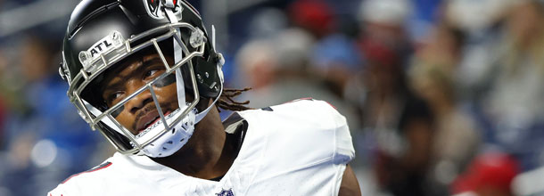 Atlanta Falcons RB Bijan Robinson in action during an NFL game