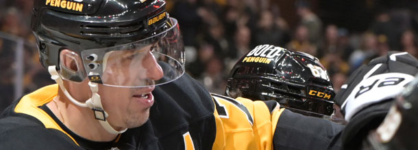 Pittsburgh Penguins ice hockey star Evgeni Malkin in action in the NHL