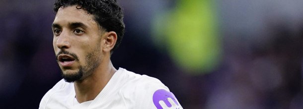 Tottenham soccer star Marmoush in action during a Premier League game